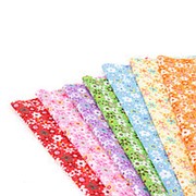 Набор ткани Cutton Colorful из 7 предметов, 7 различных Шаблон, ткань, DIY, материал для изготовления и фото