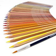 Lyra Набор карандашей цветных акварельных Lyra, шестигранные, 3.3 мм, 36 штук, металлическая коробка Набор фото