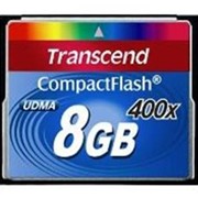 Карты памяти CF 8 GB Transcend 400х фото