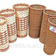 Цилиндр плетеный из бамбука (Ф 22*Н 45), компл.- 3, арт. 51903-3 фото