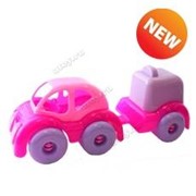 Автотранспортная игрушка Машинка Малышка с фургоном фото