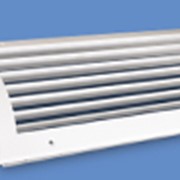 Решетка вентиляционная однорядная радиальная без демпфера EMT-R-U, приточная, вытяжная, системы вентиляции
