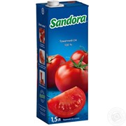 Sandora сік 1,5л томатний з сіллю фотография