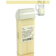 Воск для депиляции молочный “LATTE“ ITALWAX картридж 100 грамм Италия (стандартная кассета с воском) фотография