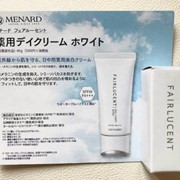MENARD FAIRLUCENT Day Cream White Дневной крем для лица с защитой от солнца SPF 50 PA +++, пробник фотография
