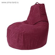 Кресло - мешок «Банан», диаметр 90 см, высота 100 см, цвет бордовый фото