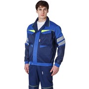 Куртка укороченная мужская PROFLINE BASE, т.синий/васильковый (64-66; 170-176) фотография