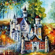 Картина по номерам Л.Афремов Осенний замок фото