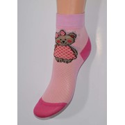 Носки детские розовые мишка фото