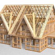 Строительство деревянно-каркасных домов фотография