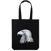 Холщовая сумка Like an Eagle, черная фото