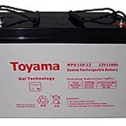 Гелевая аккумуляторная батарея Toyama NPG100-12 фото