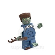 Фигурка совместима с лего Зомби с граблями Plants vs. Zombies фотография