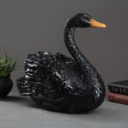 Копилка “Лебедь“ средний черный 43см фото