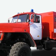 Автомобиль рукавный пожарный АР-2 на двухосном полноприводном шасси Урал-43206 фото