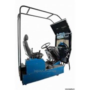 Учебный тренажер погрузчика-экскаватора на базе трактора МТЗ
