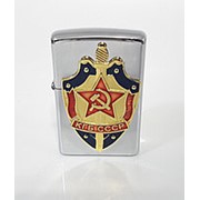 Зажигалка бензиновая тип zippo JianTai “КГБ СССР“ фото