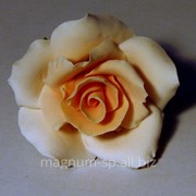 Фигурка из мастики "Роза" №3 d 65 цвет: персиковая