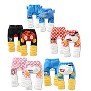 Одежда детская 2013 new children&#39-s clothing new baby boys and girls thick fleece embroidery pp pants Mickey Minnie big boy pants 1st, код 1588624653 фото