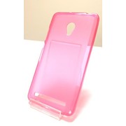 Чехол силиконовый для Asus Zenfone 6 розовый фото