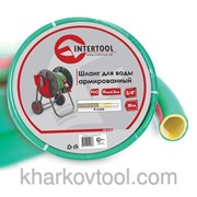 Шланг для воды 4-х слойный 3/4, 50м, армированный, PVC Intertool GE-4126 фото