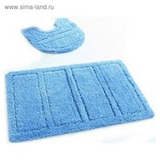 Набор ковриков для ванной комнаты 60х90, 50х50 см Blue Landscape