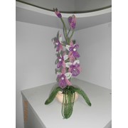 Орхидея из бисера фото
