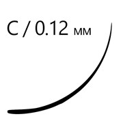Черные ресницы для наращивания Lash&Go 0,12/C/12 mm (16 линий) фотография