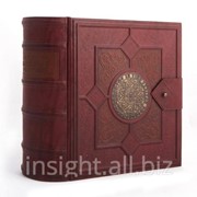 Книга-бар деревянный (натуральная кожа), Art. No 016-07-02-13