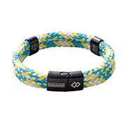Colantotte Loop AMU bracelet Магнитный браслет, цвет Аква / Желтый, размер S фото