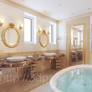 Дизайн интерьера ванной Минск http://3dproject.by фотография