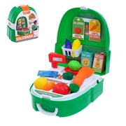 Игровой набор «Овощной магазин» в чемодане фото