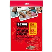 ГЛЯНЦЕВАЯ ACME A4 (VALUE PACK) 170 G/M2 100 PACK GLOSSY фото