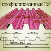 Профнастил Н60 фото
