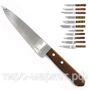 Нож кухонный LaDina 20030 деревянная ручка 35,5см фотография