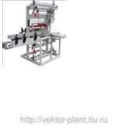 Автоматический группиратор ПЭТ бутылок в термоусадочную пленку с термотоннелем фото