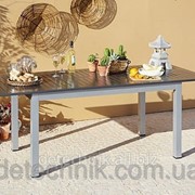 Садовый стол, Haversham Classic Extending Dining Table in Grey and Black