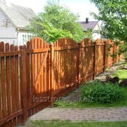 Забор деревянный 1021 фото