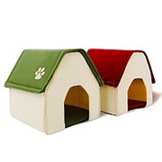 Домик для кошек и небольших собак (Зеленый) фотография