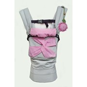 Эргономичный слинг-рюкзак “Розовая фантазия“ фотография
