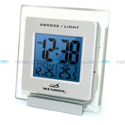 Электронные цифровые часы-будильник Wendox W4390-S