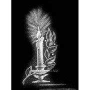 Художественная гравировка Свечи фото