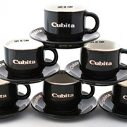 Чашка кофейная с блюдцем Cubita Espresso фото