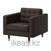 Кресло Гранн, Бумстад темно-коричневая морилка ЛАНДСКРУНА фотография
