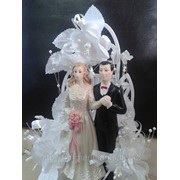 Жених и невеста (на свадебный торт) 1700тг.,украшения для кондитерских изделий фотография