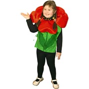 Карнавальный костюм для детей Волшебный мир Мак детский, 104-134 см