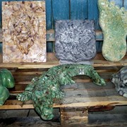 Изделия декоративные из камня, гранит из бетона