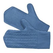 Варежки Comfort Fleece, синие (индиго) фотография