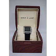 Мусульманские Наручные часы ALFAJR-Альфаждр (черный кожаный ремень)