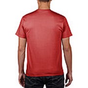 Футболка мужская / Gildan / 76000 Premium Cotton Fine Jersey T-Shirt / красный меланж / (XL) фотография